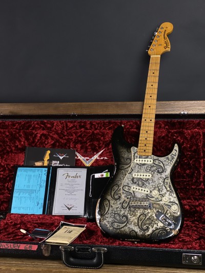 Fender Custom Shop 68 Stratocaster Black Paisley Relic
